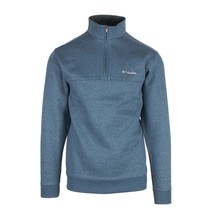 Columbia Men's Carbon HTH Blue Hart Mountain II Half Zip Fleece Sweater (470) - $31.20