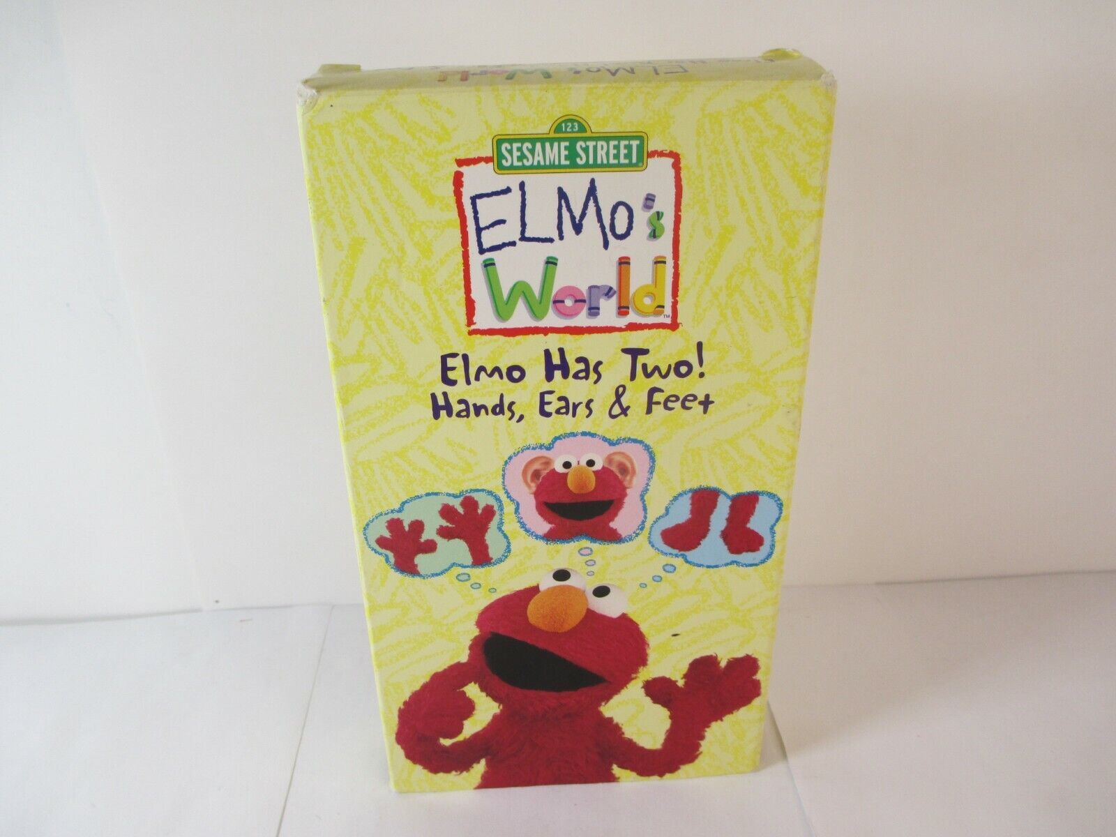 SESAME STREET ELMO'S WORLD Elmo Has Two Hands Ears & Feet (VHS, 2004 ...