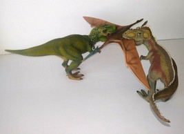 SCHLEICH Realistic Dinosaur Toy Figures T-Rex, Giganotosaurus, Quetzalco... - $39.95