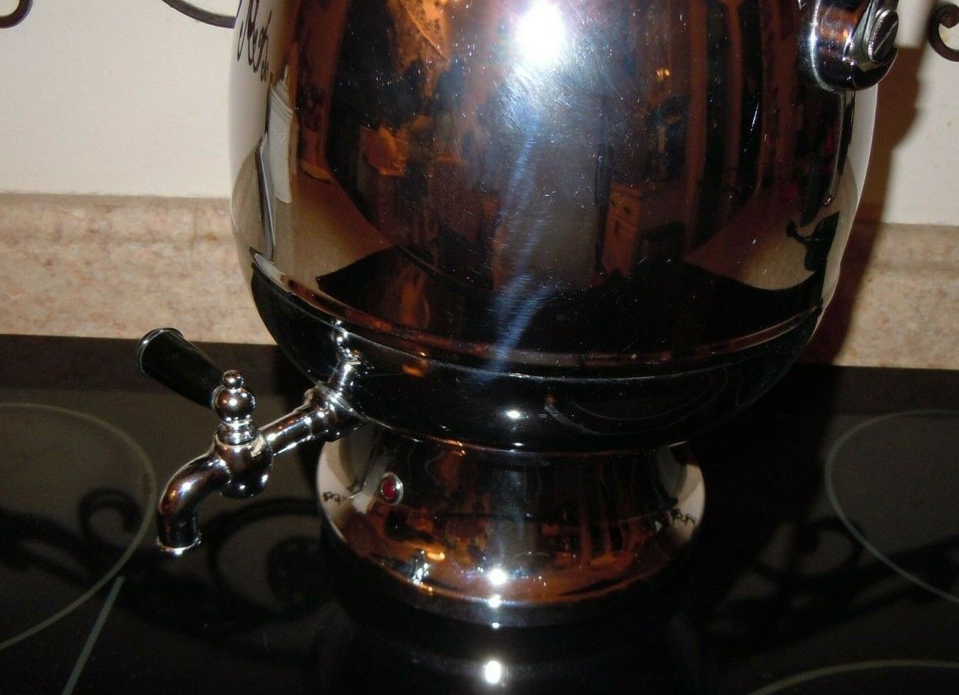 Vintage Chrome Coffee Pot FCP 280 Farberware Coffee Percolator Farberware  Superfast Automatic Coffeemaker 