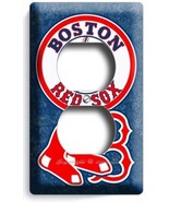 BOSTON RED SOX BASEBALL TEAM OUTLET WALL PLATE MAN CAVE SPORT FAN ROOM A... - $11.99
