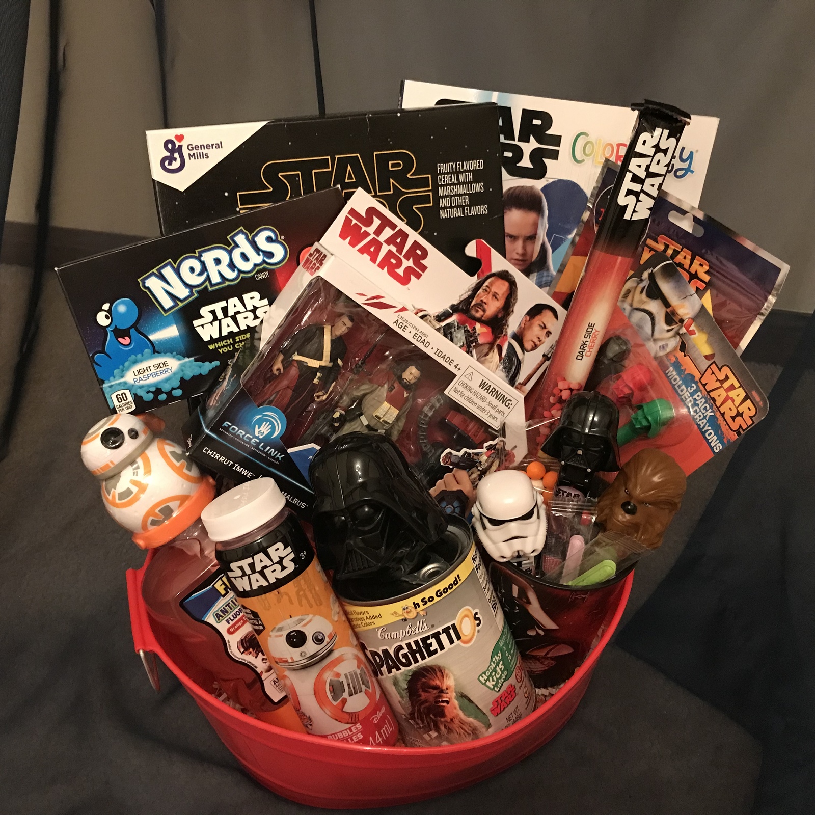 Star Wars Personalized Gift Basket