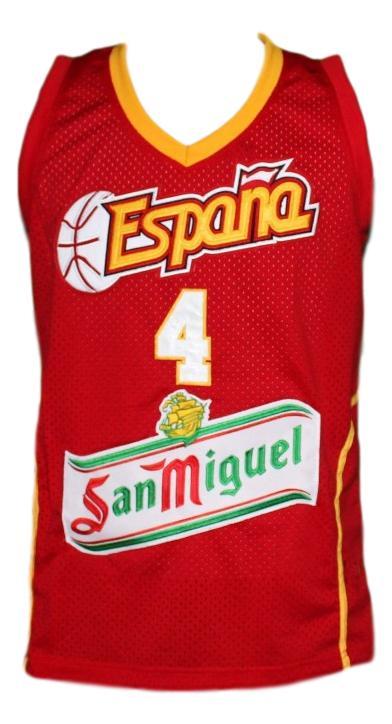 Pau gasol team spain espana basketball jersey red   1
