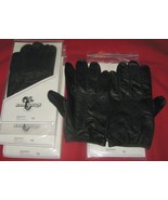 Pr New Black Sheep Leather Gloves Lined Elastic Wrist Size XS 6 FREE SHIPPING - $12.99