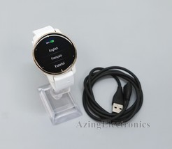 Garmin Venu 2 Plus Unisex Adults Smartwatch - White/Gold (010-02496-02) image 1
