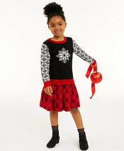 Little Girls Snowflake Sweater Black with White Size 5 CHARTER CLUB $39 ... - $5.81
