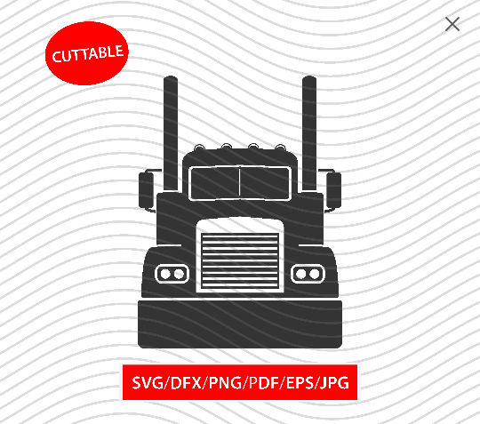 Semi Truck. Mack Truck. Vehicle. Printable Graphic svg, Cut File, PNG ...