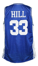 Grant Hill Custom College Basketball Jersey New Sewn Blue Any Size image 2