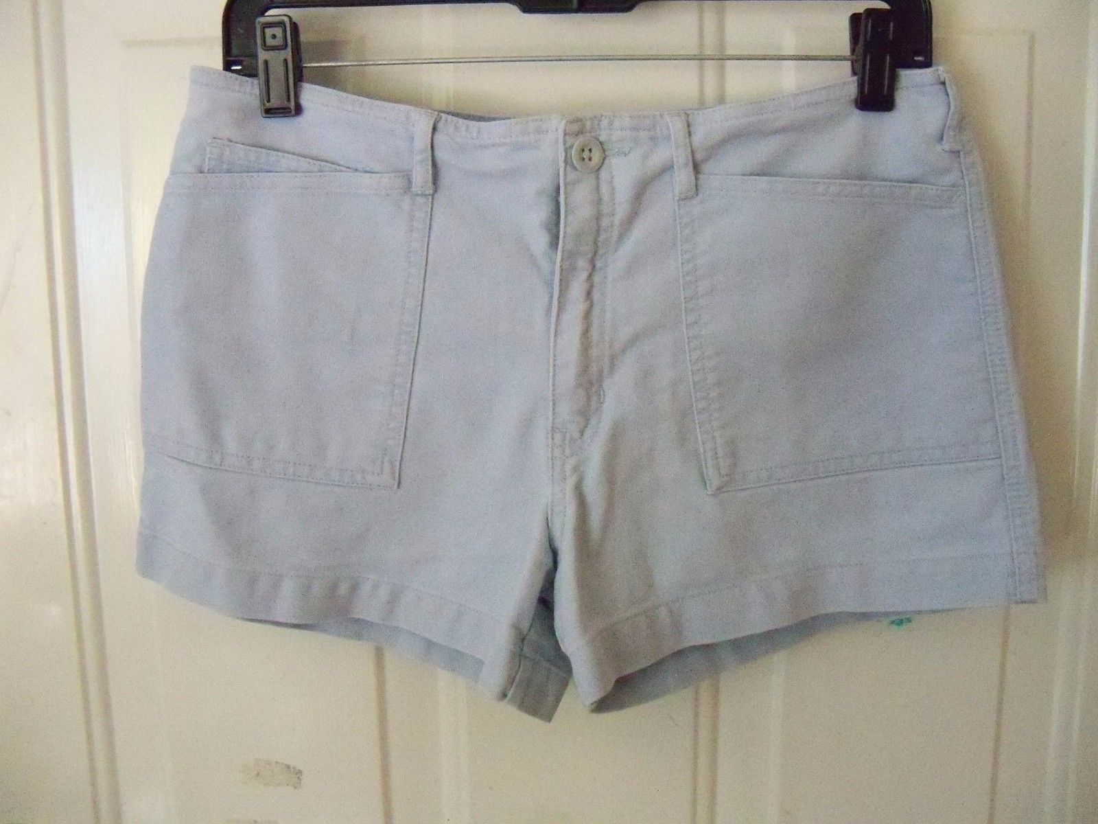abercrombie light blue shorts size 16 women's euc