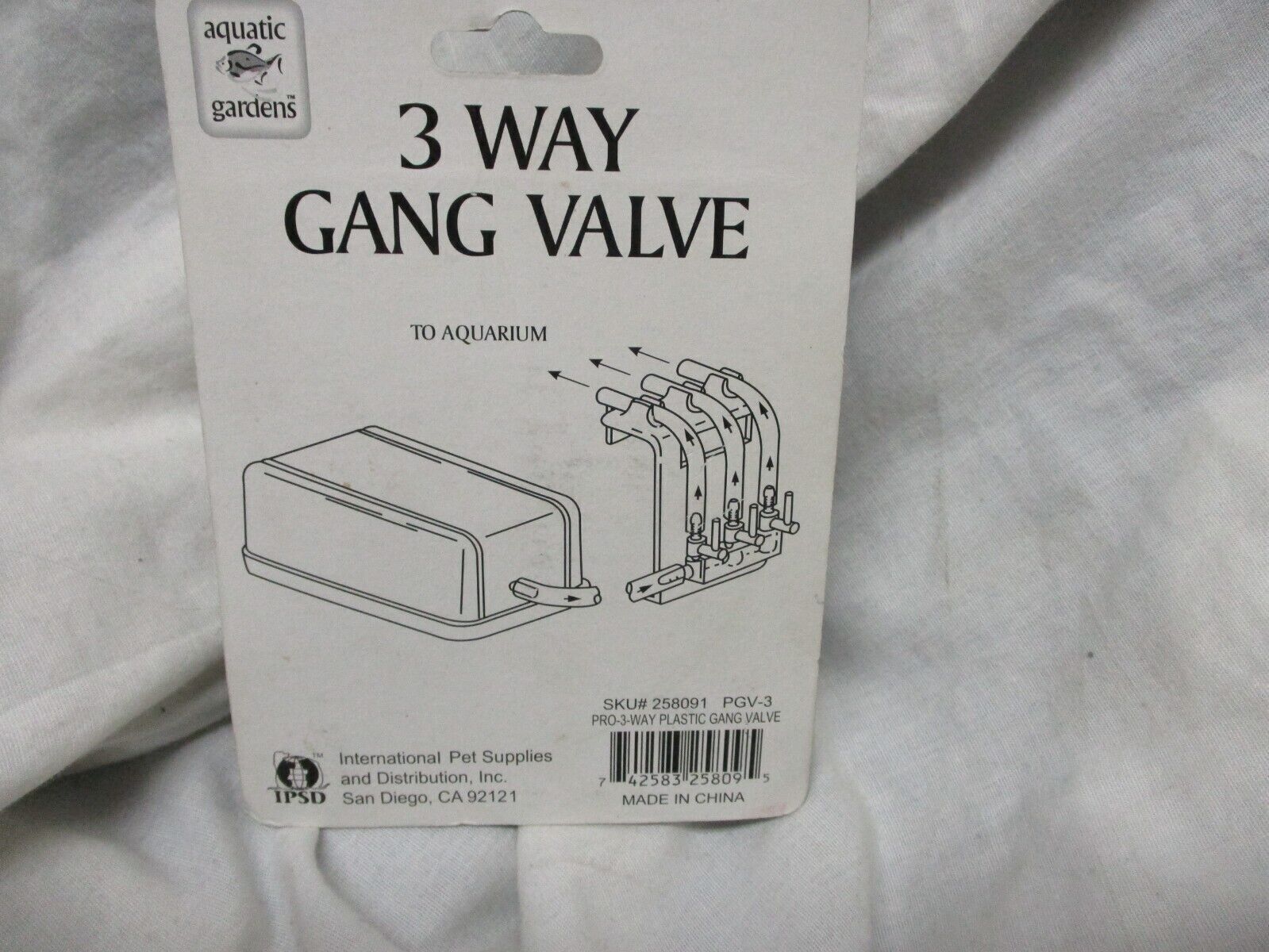 3 Way Plastic Air Valve, Gang Valve, Air Splitter, Aquarium Air Pump