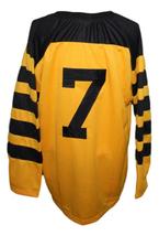 Any Name Number Pittsburgh Yellow Jackets Retro Hockey Jersey Any Size image 5