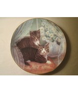 TIGER TABBY CAT collector plate ROMEO &amp; JULIET Susan Leigh TABBY KITTENS - $29.99