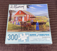 BITS AND PIECES Morning, Ma&#39;am 300 PIECE JIGSAW PUZZLE: 2 PIECES MISSING - $6.93