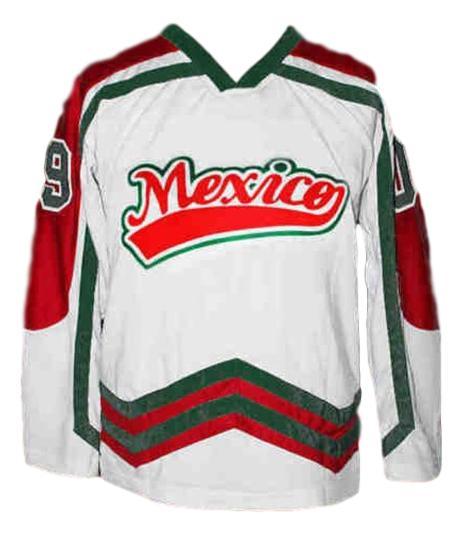 Mexico hockey jersey white   1