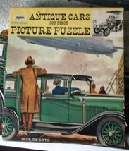 1928 Desoto Antique Car 500 Pc Puzzle Zeppelin Overhead Harrison Miller ... - $59.39