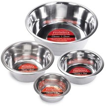BULK Stainless Steel Dog Dishes - Heavy Mirror Finish Stain &amp; Scratch Re... - $9.79+