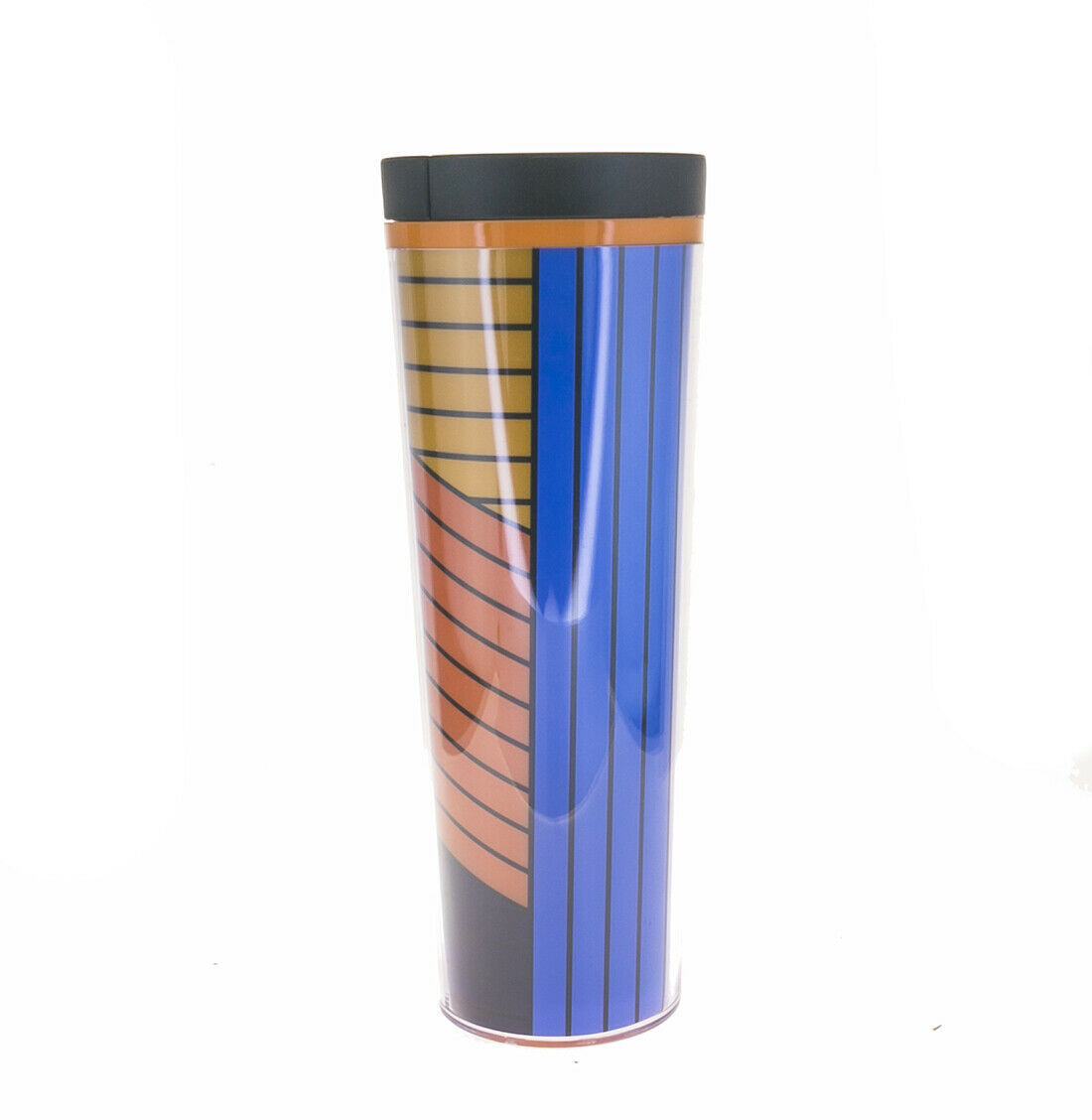 Starbucks Matte Blue Cold Cup Acrylic Travel Tumbler