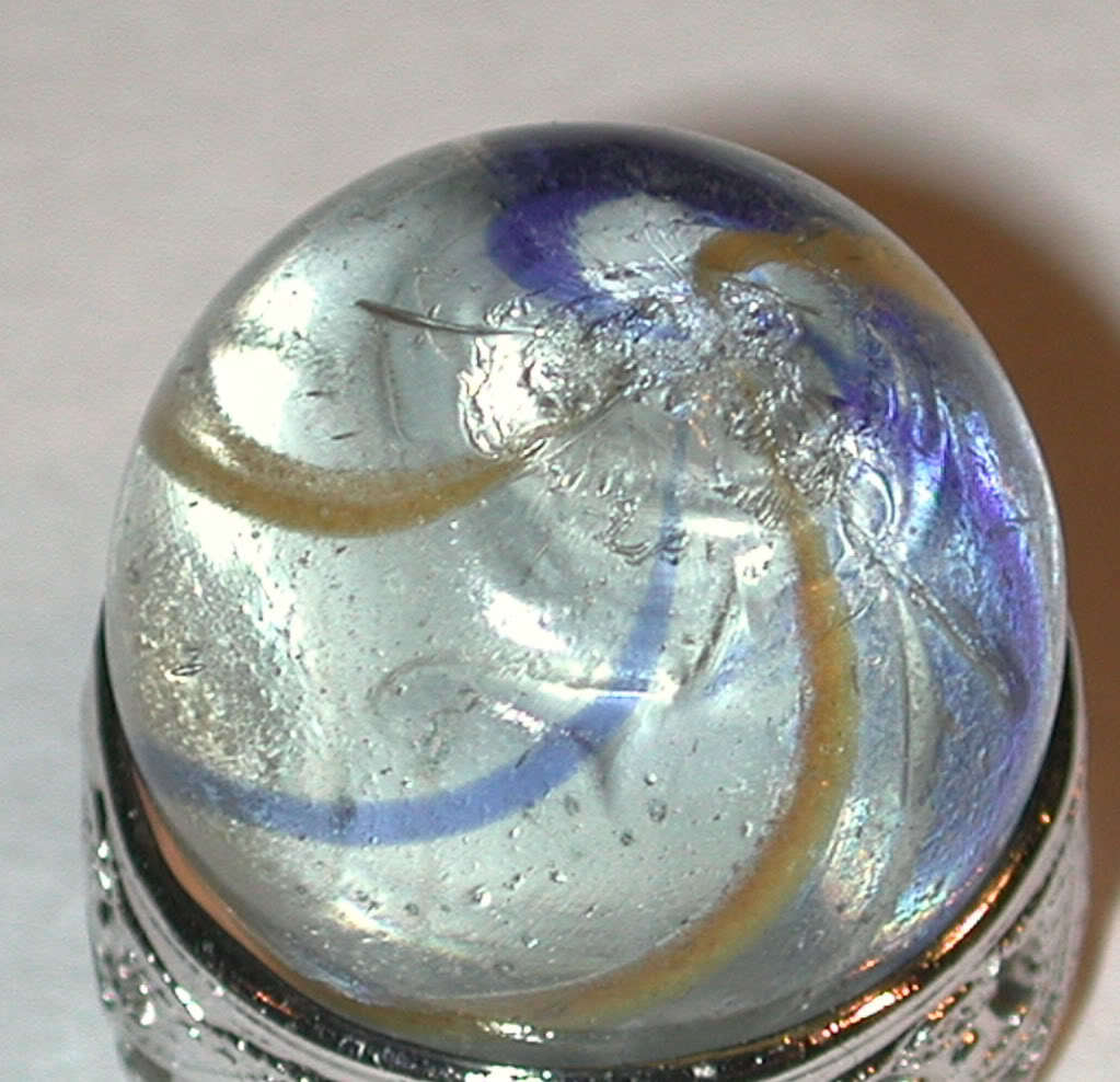 Antique Glass Swirl Marbles [Book]