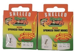 Uncle Josh Snelled Springed Trout Hooks Size and 12 similar items