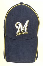 Milwaukee Brewers Baseball 39Thirty Fitted Hat - Medium Large - Batting ... - $12.59