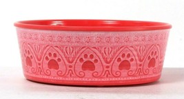 1 Count TarHong Pink Medium Dishwasher Safe Dog Bowl - $20.99
