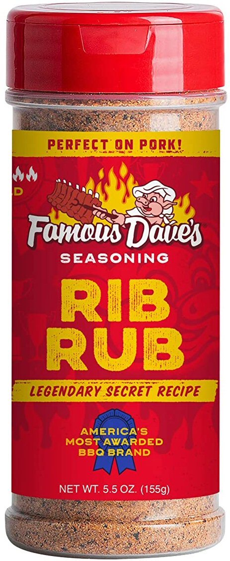 Famous Dave's Seasoning Rib Rub, 5.5-Ounce (Pack of 6)