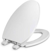 Toilet Seat Elongated With Cover Soft Close, Easy To Install, Plastic, W... - $64.96