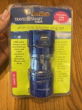 Conair Travel Smart All-in-One Compact Adapter Plug Set with USB Port - $16.71