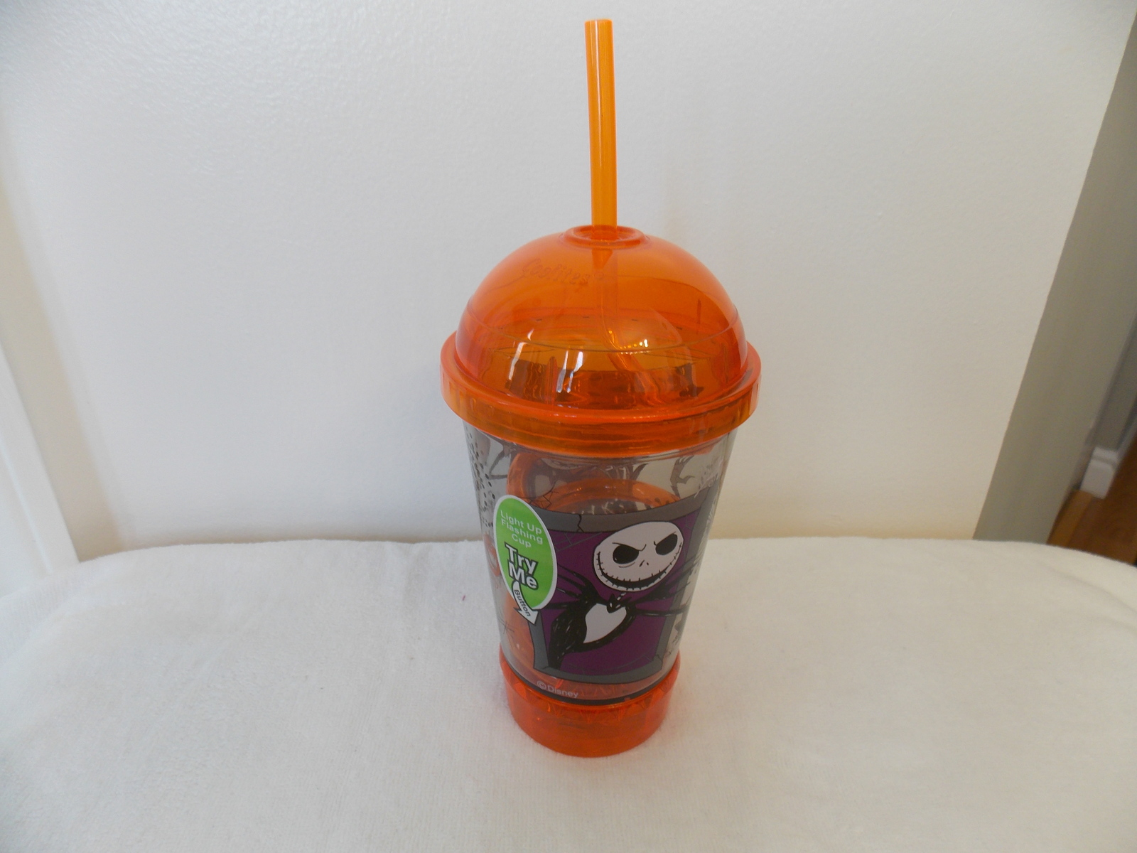 Disney Tumbler with Straw - Jack Skellington Purple Portrait Light Up