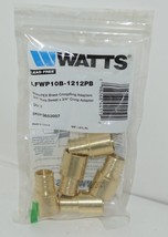 Watts LFWP10B1212PB 0653007 Brass CrimpRing Adapter 3/4 Inch Sweat Bag of 5 image 1