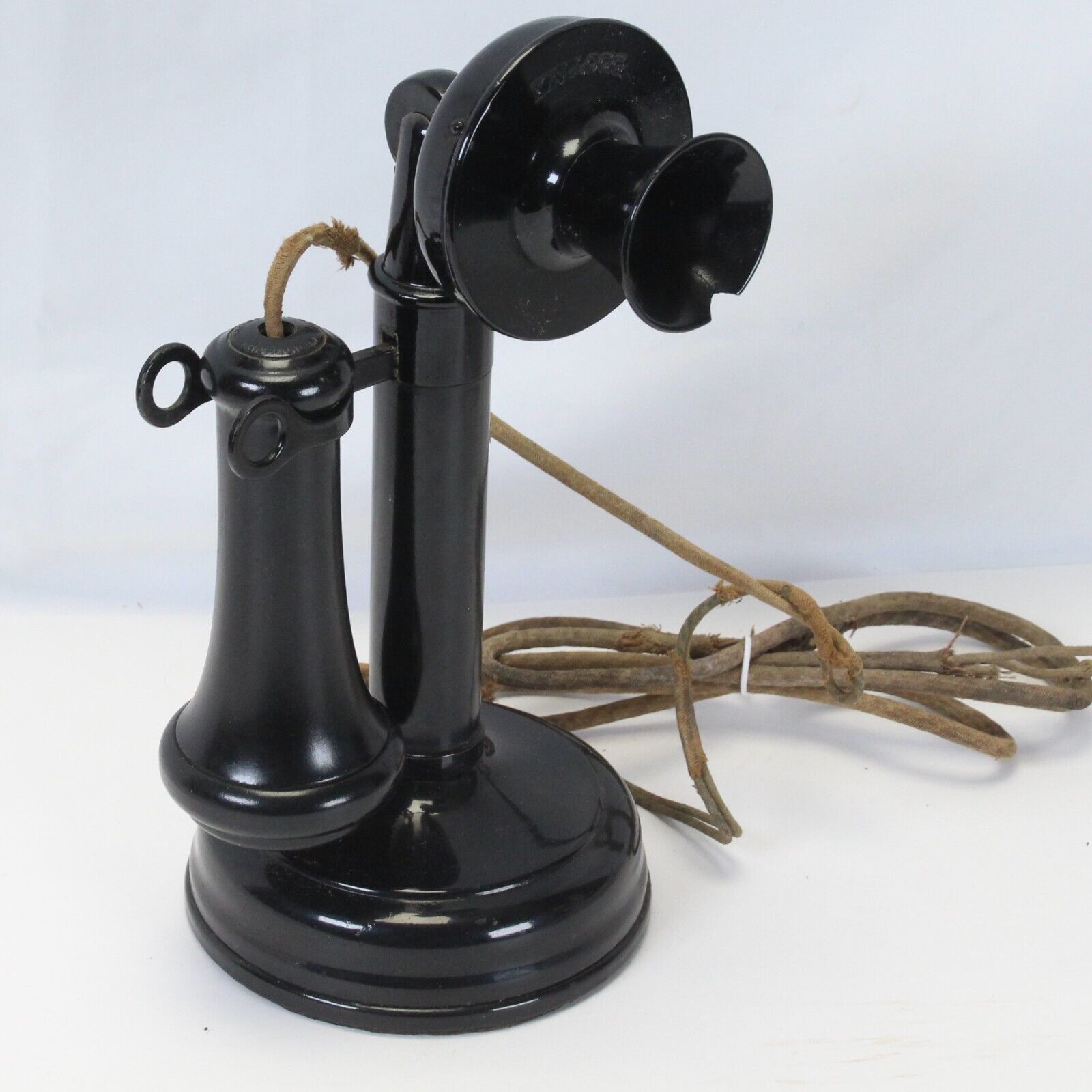 Kellogg S&S Co Black Candlestick Telephone Phone Patent 1908 Pre1940