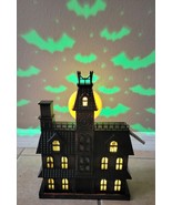 Cracker Barrel Animated Light up Haunted House Mansion Projection &amp; Soun... - $51.30