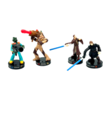 Star Wars Attacktix 4 Figure Lot Wookiee Commando, Greedo, Obi-Wan, Dart... - $10.36