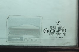 1996-2002 MERCEDES E420 E320 W210 REAR RIGHT DOOR QUARTER VENT WINDOW GLASS J545 image 2