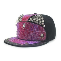 Hats for Men  Armor Stitching Pointed Willow Nails Hip Hop Hat Snapback   Men Wo - $86.33