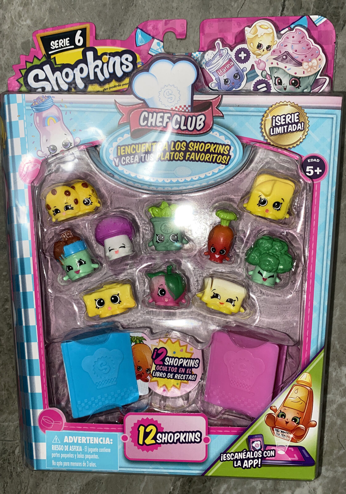 Shopkins - 12-Pack SEASON 6 Chef Club 2016 Limited Season Shopkin ...