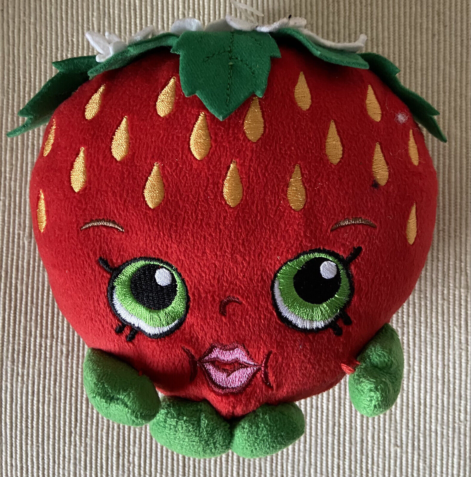 Shopkins Red Strawberry Plush 6 inch Stuffed Animal - Action Figures