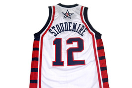 Amare Stoudemire #12 Team USA Basketball Jersey White Any Size image 5