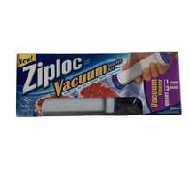 Ziploc Vacuum Starter Kit, 3-Quart Bags, 1-Pump