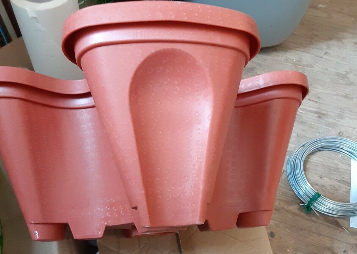 Stackable Planter Pots, Vertical Gardening for Compact Spaces, Set of 3