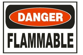 Danger Flammable Safety Sticker Sign D659 OSHA - $1.45+