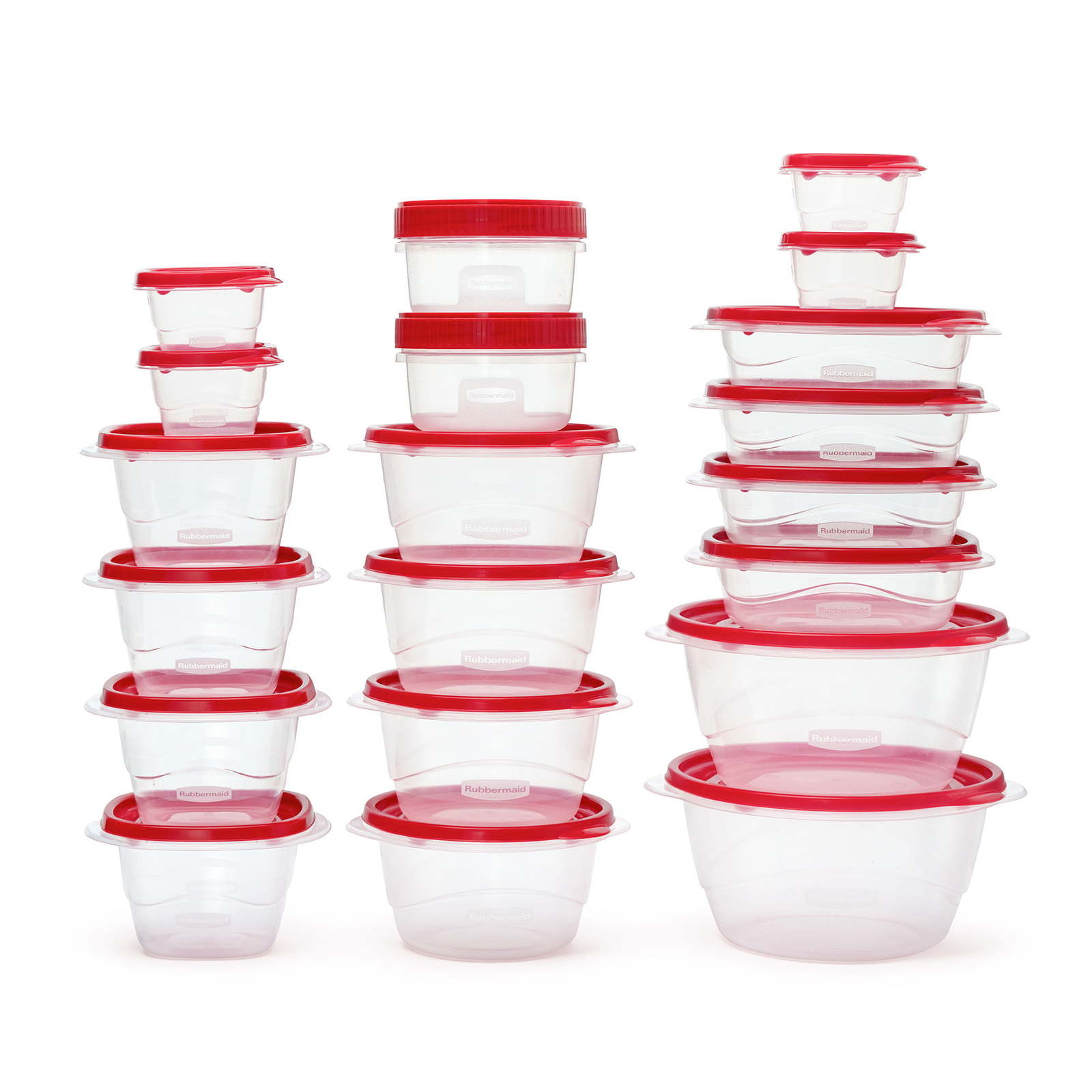 Rubbermaid TakeAlongs Food Storage Containers, Set of 8 (16 Pieces