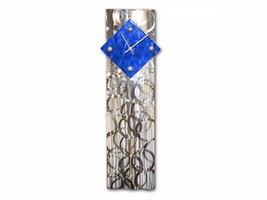 Hand-Crafted Abstract Retro Modern Steel Wall Clock - Sparkl - $75.00