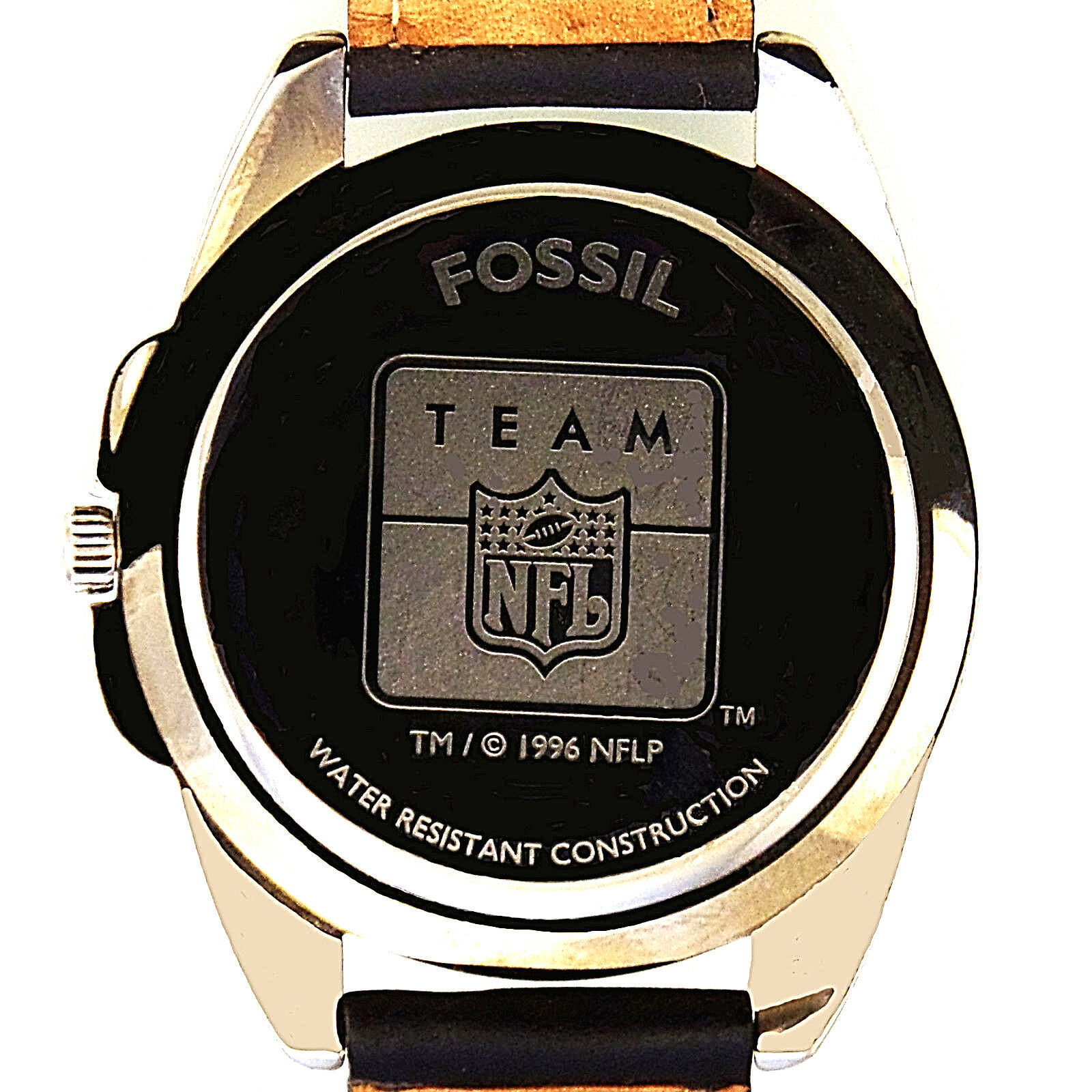 Green Bay Packers Vintage 97 Fossil Watch on Black Band