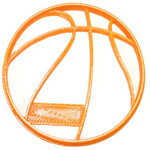 Basketball Ball Team Sport Small Size Detailed Cookie Cutter Made in USA PR812 - $3.99