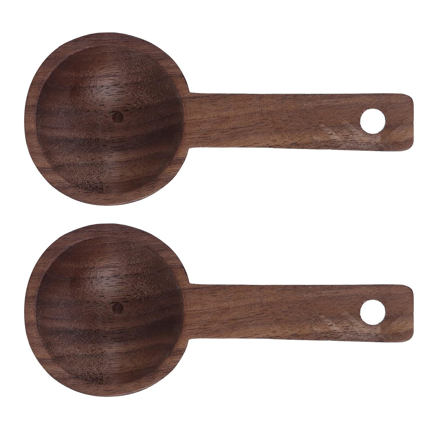 4Pcs Wooden Measuring Spoon Set Kitchen Measuring Spoons Tea Coffee Scoop  Wood Sugar Spice Spoon Measuring