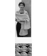 Harmony Shawl. Vintage Knitting Pattern. PDF Download - $2.50
