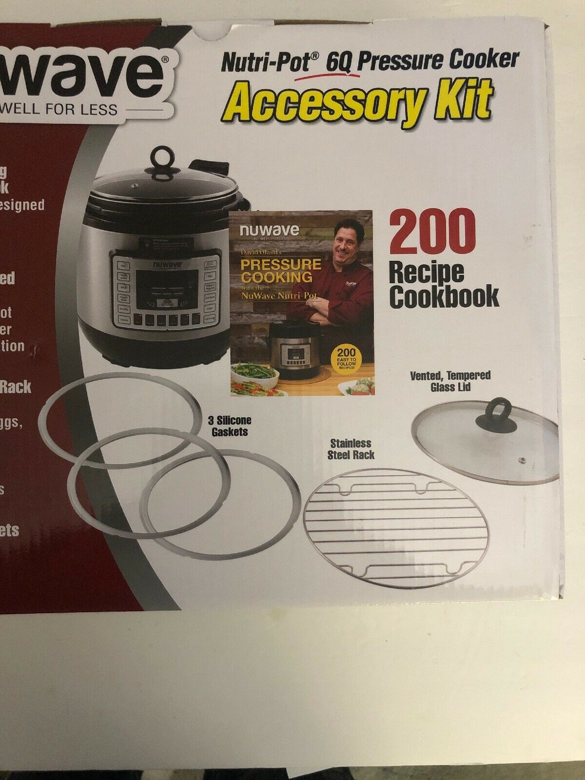 NuWave 6 qt. Nutri-Pot Pressure Cooker Accessory Kit