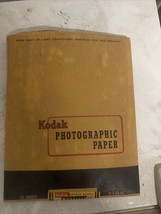 Vtg 6 Sheets Kodak  8x10 Glossy Photo Paper exp 9/59 Only 6 Sheets Left - $18.70