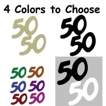Confetti Number 50 - 4 Colors to Choose - $1.81 per 1/2 oz. FREE SHIP - $3.95+
